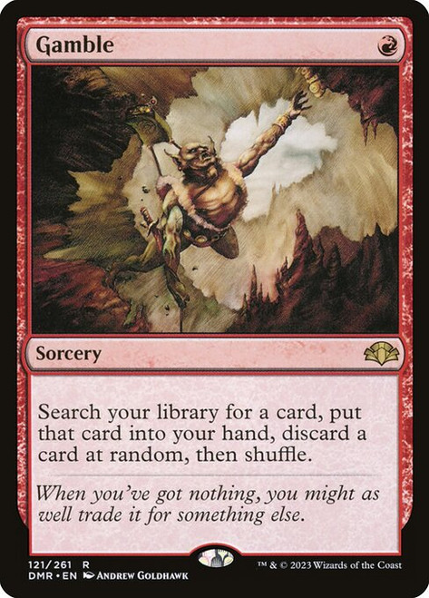 Gamble (DMR) (Foil) (#121)
