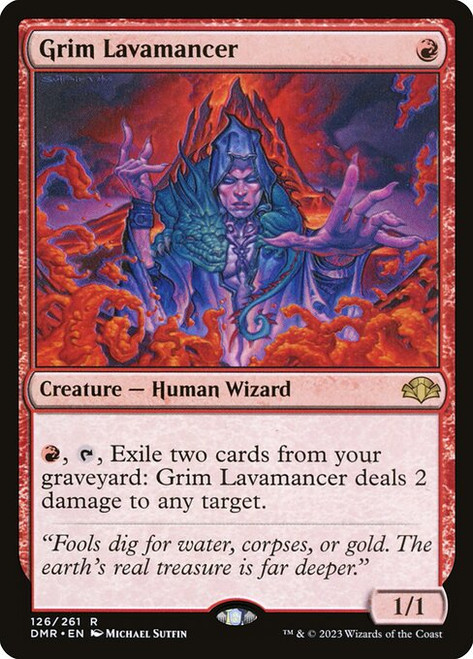 Grim Lavamancer (DMR) (Foil) (#126)