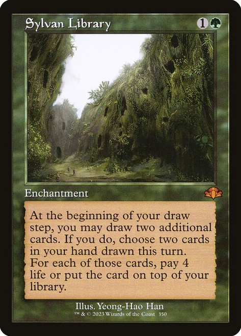 Sylvan Library (DMR) (Foil) (#350)