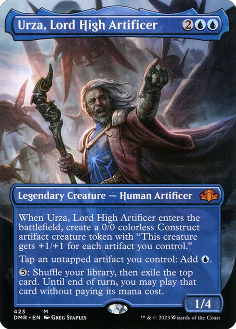 Urza, Lord High Artificer (DMR) (Full Art) (#423)