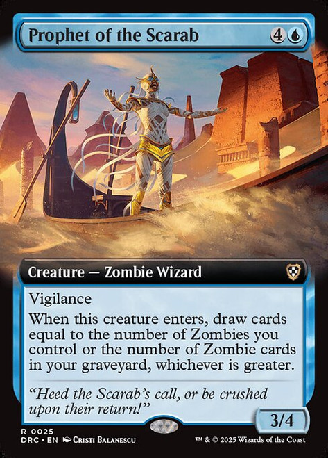 Prophet of the Scarab (DRC) (Extended Art) (#25) Prophet of the Scarab (DRC) (Extended Art) (#25)