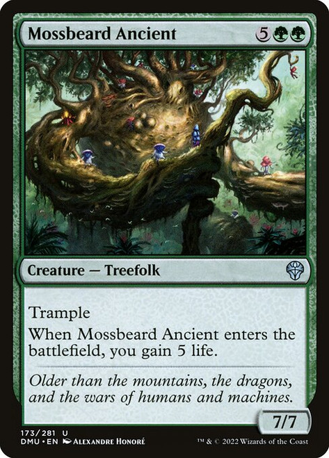 Mossbeard Ancient (DMU) (Foil) (#173)