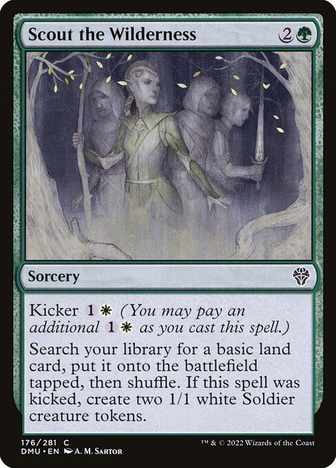 Scout the Wilderness (DMU) (Foil) (#176)
