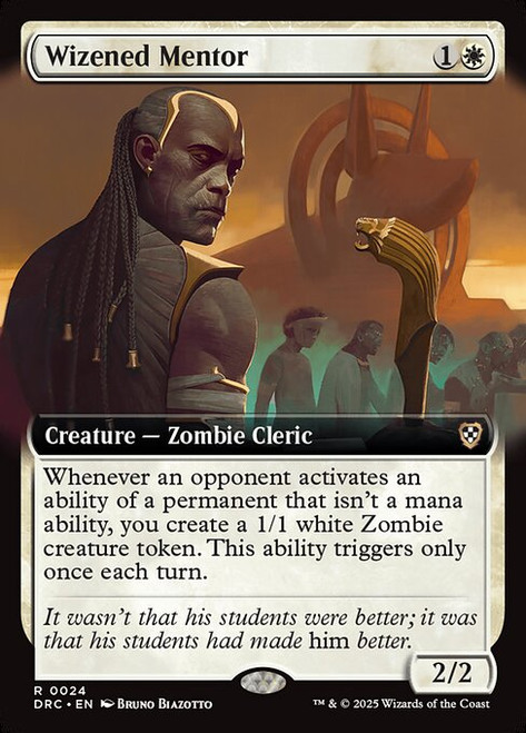 Wizened Mentor (DRC) (Extended Art) (#24) Wizened Mentor (DRC) (Extended Art) (#24)