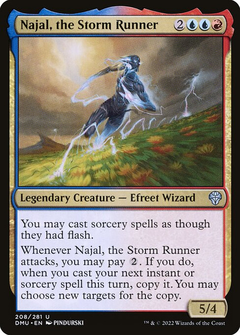 Najal, the Storm Runner (DMU) (Foil) (#208)