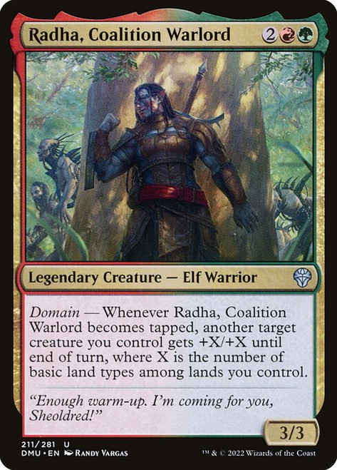 Radha, Coalition Warlord (DMU) (Foil) (#211)