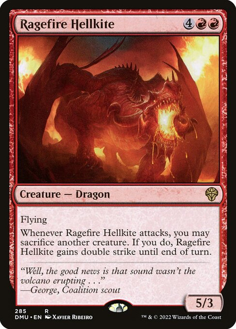 Ragefire Hellkite (DMU) (Foil) (#285)
