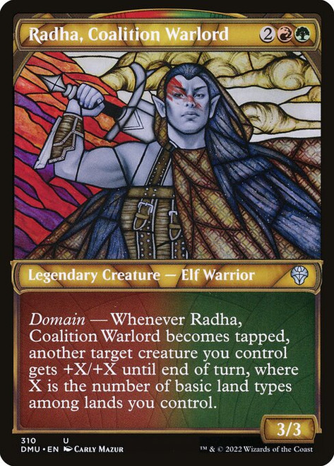 Radha, Coalition Warlord (DMU) (Foil) (Showcase) (#310)