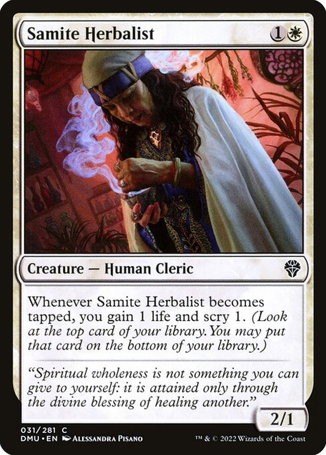 Samite Herbalist (DMU) (Foil) (#31)