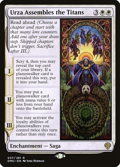 Urza Assembles the Titans (DMU) (Foil) (#37)