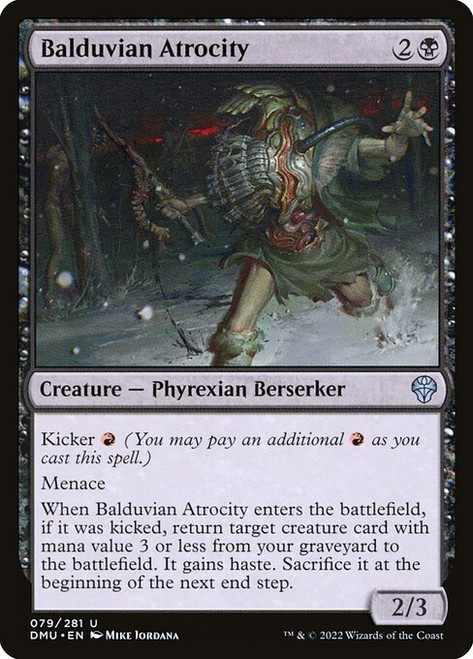 Balduvian Atrocity (DMU) (Foil) (#79)