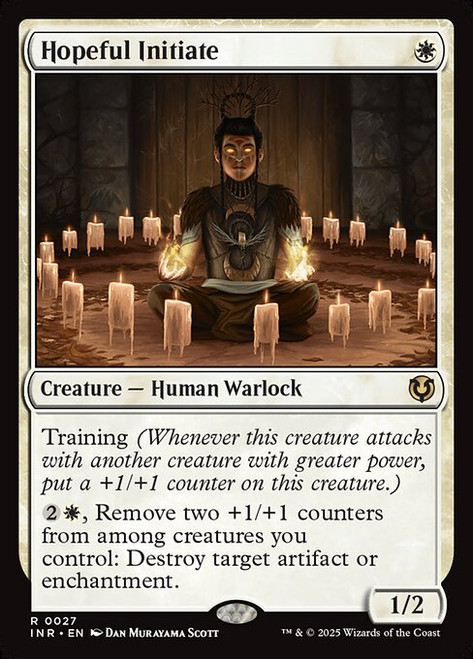 Hopeful Initiate (INR) (Foil) (#27) Hopeful Initiate (INR) (Foil) (#27)