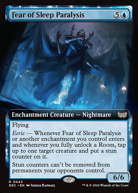 Fear of Sleep Paralysis (DSC) (Foil) (Extended Art) (#43)