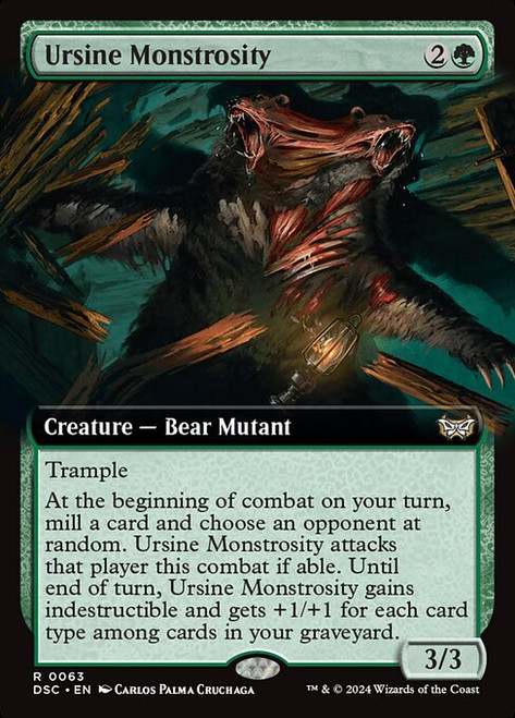 Ursine Monstrosity (DSC) (Foil) (Extended Art) (#63)