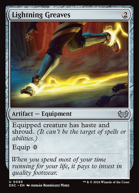 Lightning Greaves (DSC) (#93)