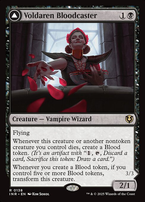 Voldaren Bloodcaster // Bloodbat Summoner (INR) (Foil) (#138)