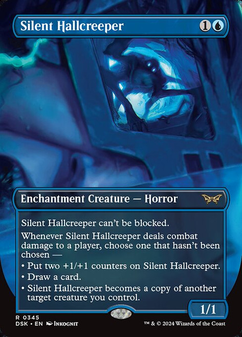 Silent Hallcreeper (DSK) (Foil) (Borderless) (#345)