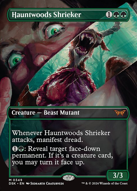 Hauntwoods Shrieker (DSK) (Foil) (Borderless) (#349)
