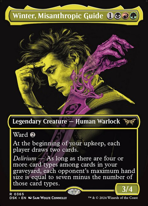 Winter, Misanthropic Guide (DSK) (Foil) (Full Art) (#365)