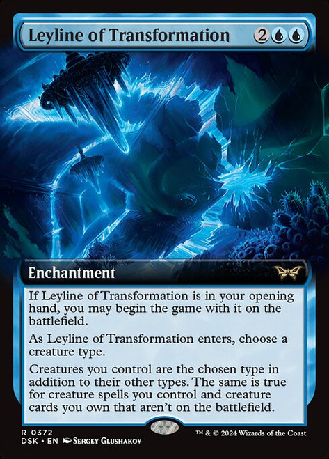 Leyline of Transformation (DSK) (Foil) (Extended Art) (#372)