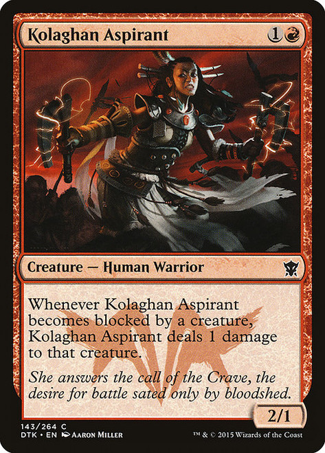 Kolaghan Aspirant (DTK) (Foil) (#143)