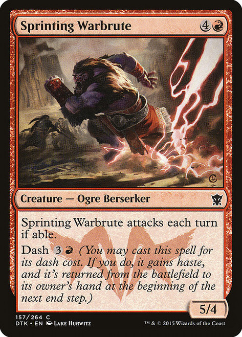 Sprinting Warbrute (DTK) (Foil) (#157)