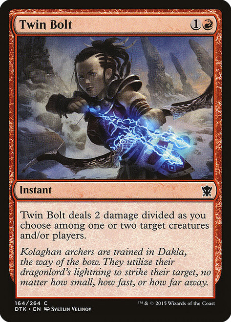 Twin Bolt (DTK) (Foil) (#164)
