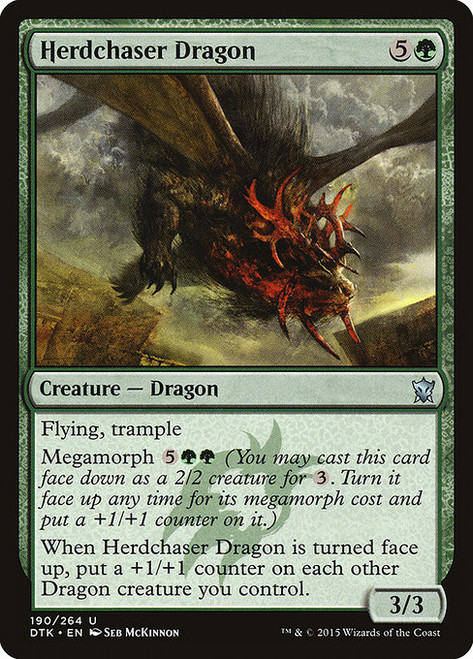 Herdchaser Dragon (DTK) (Foil) (#190)
