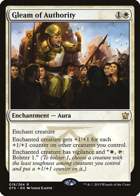 Gleam of Authority (DTK) (Foil) (#19)