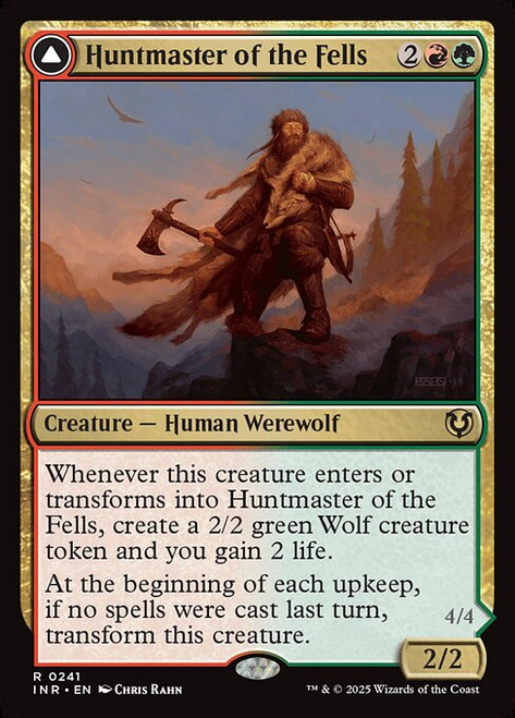 Huntmaster of the Fells // Ravager of the Fells (INR) (Foil) (#241)