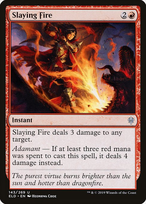 Slaying Fire (ELD) (Foil) (#143)