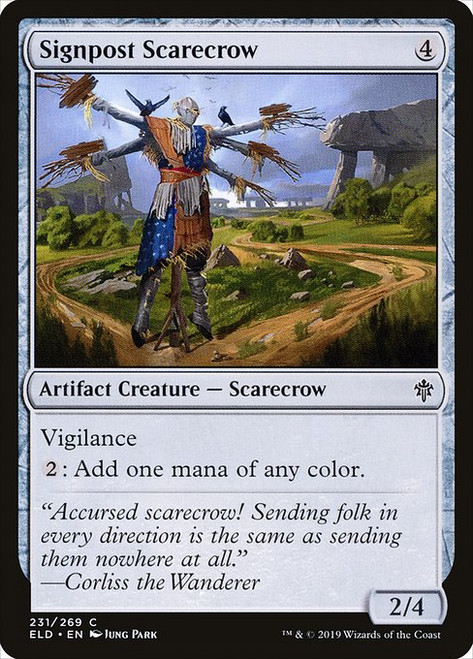 Signpost Scarecrow (ELD) (Foil) (#231)