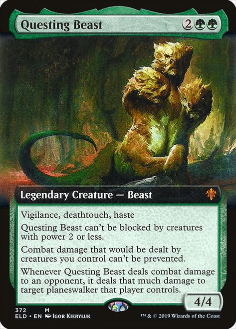 Questing Beast (ELD) (Foil) (Extended Art) (#372)