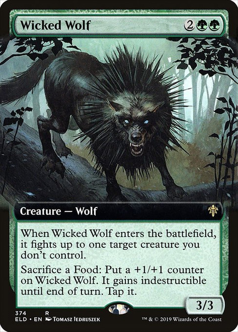 Wicked Wolf (ELD) (Extended Art) (#374)