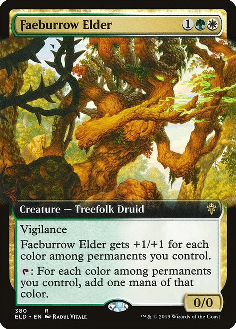 Faeburrow Elder (ELD) (Foil) (Extended Art) (#380)