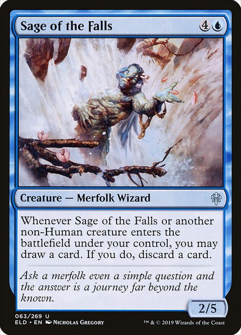 Sage of the Falls (ELD) (Foil) (#63)