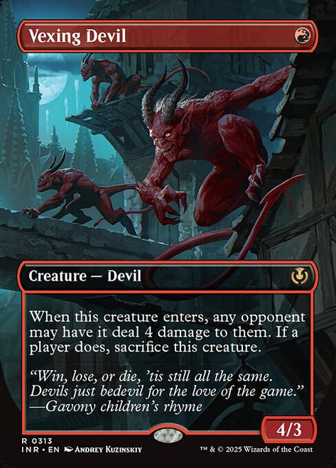 Vexing Devil (INR) (Foil) (Borderless) (#313)