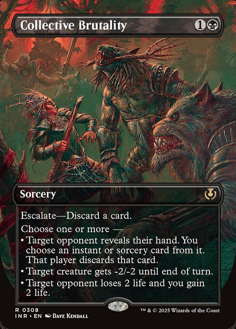 Collective Brutality (INR) (Foil) (Borderless) (#308)