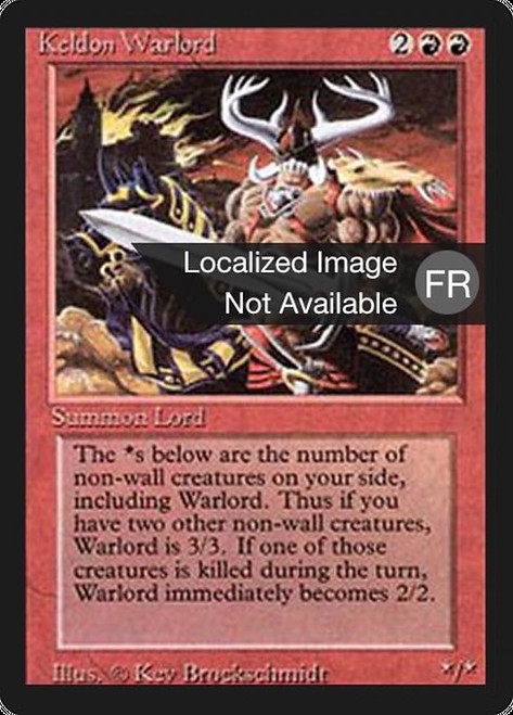 Keldon Warlord (FBB) (#160)