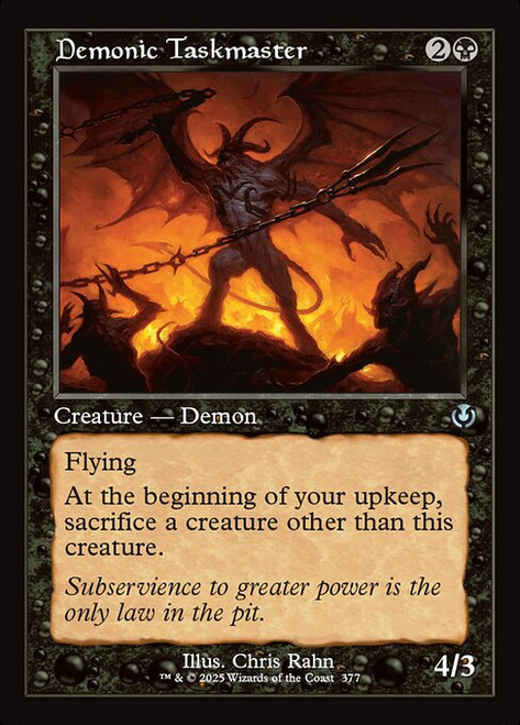 Demonic Taskmaster (INR) (#377)