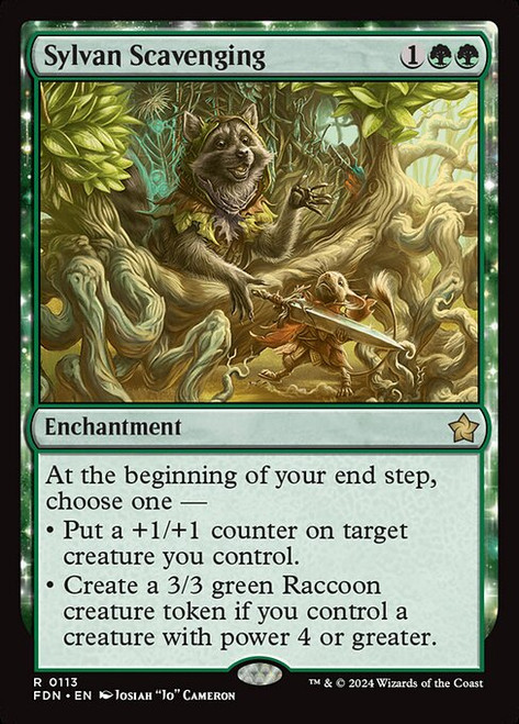 Sylvan Scavenging (FDN) (Foil) (#113)