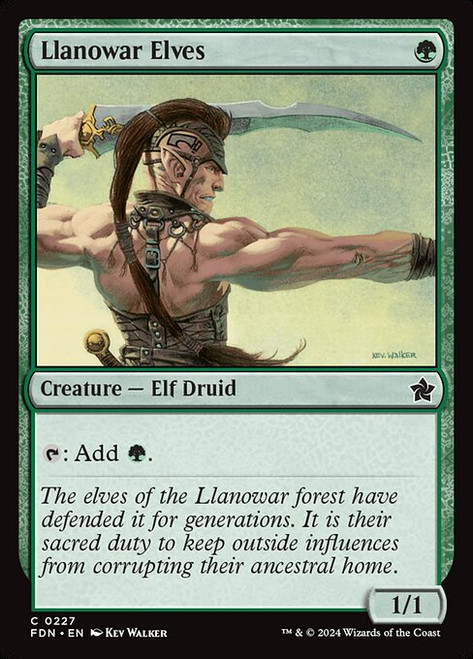 Llanowar Elves (FDN) (#227)