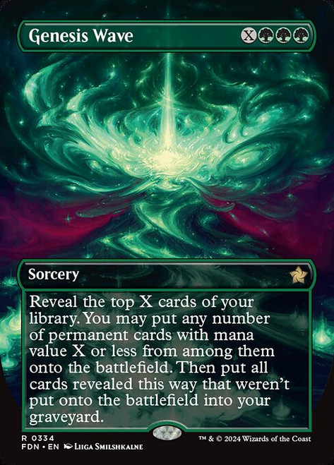 Genesis Wave (FDN) (Foil) (Borderless) (#334)