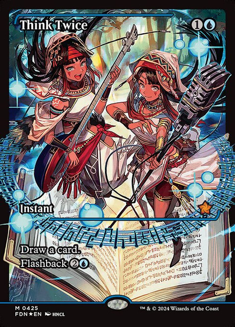 Think Twice (FDN) (Foil) (Showcase) (#425)