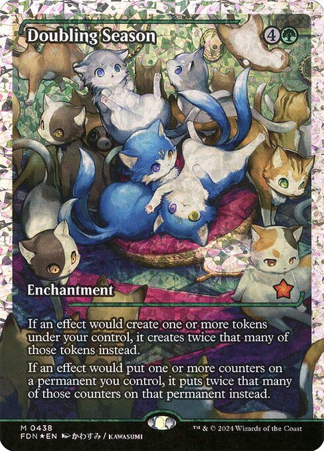 Doubling Season (FDN) (Fracture Foil) (Showcase) (#438)