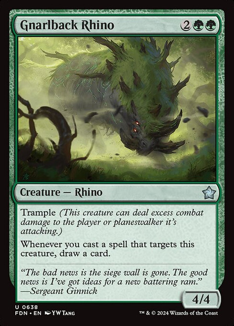 Gnarlback Rhino (FDN) (#638)