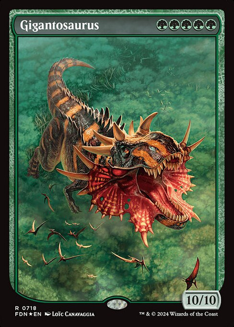 Gigantosaurus (FDN) (Foil) (Full Art) (#718)