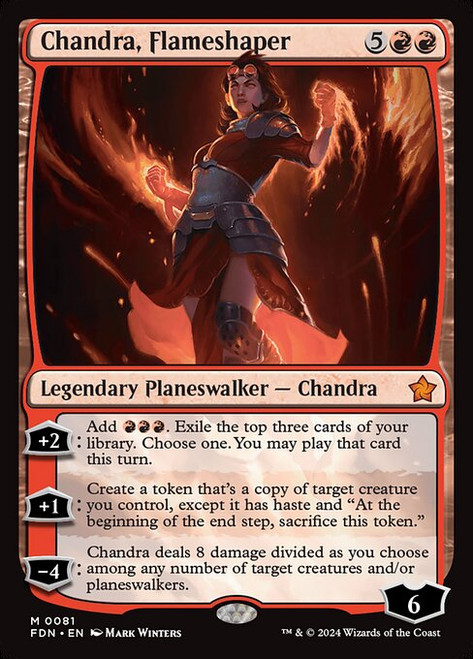 Chandra, Flameshaper (FDN) (Foil) (#81)