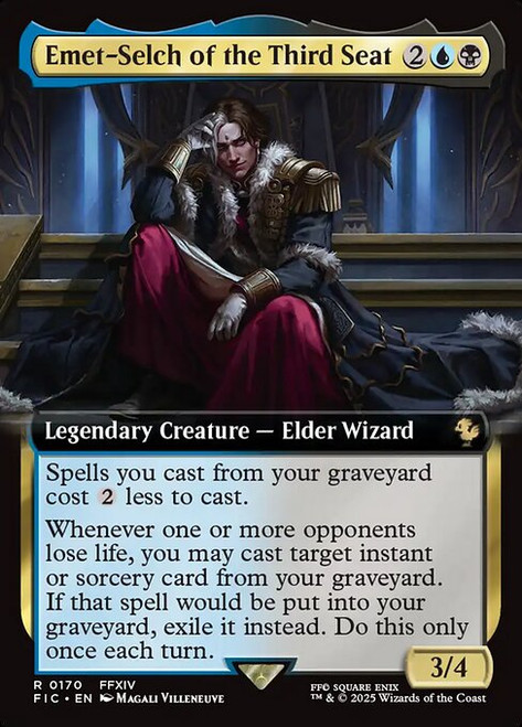Emet-Selch of the Third Seat (FIC) (Foil) (Extended Art) (#170)