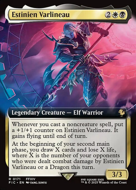 Estinien Varlineau (FIC) (Foil) (Extended Art) (#171)